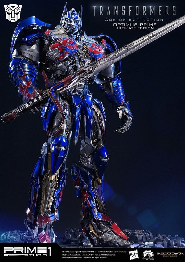 2000 MMTFM 08 Optimus Prime Ultimate Edition Transformers Age Extinction Statue From Prime 1 Studio  (9 of 50)